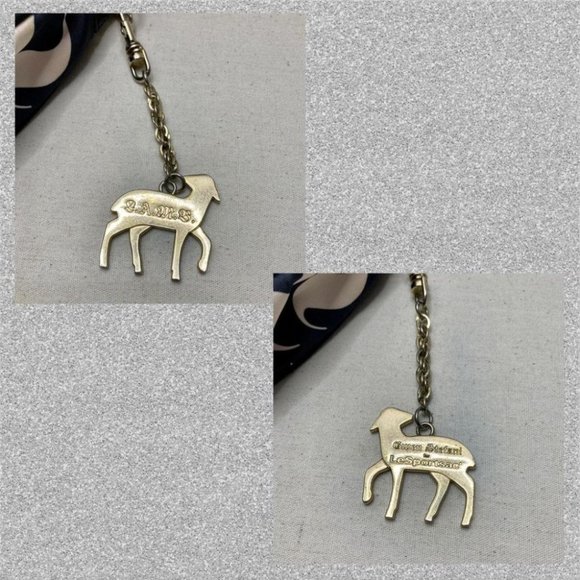 L.A.M.B. for Lesportsac 2nd Edition Black Small Hella Hobo w/Charm Gwen Stefani - Picture 6 of 10